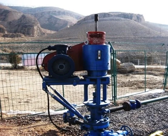 ULT PCP drive head on a wellhead in the field