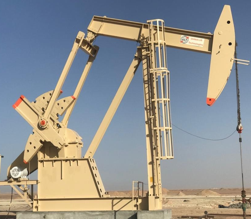 ULT beam pumping unit installed in the field